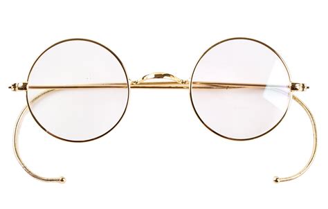 small round wire rimmed glasses